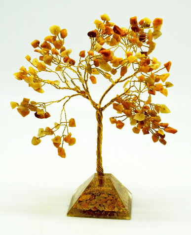 Crystal Tree with Orgonite Base